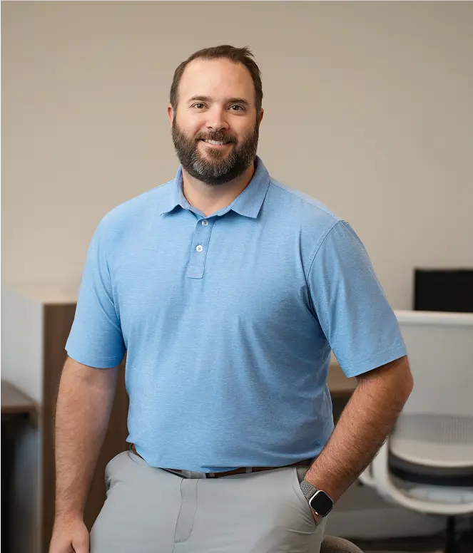 Financial advisor Jason R. Repp in the SD Capital office